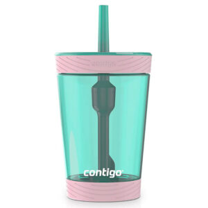 Contigo Kids Straw Pitillo Antiderrame 14oz Verde