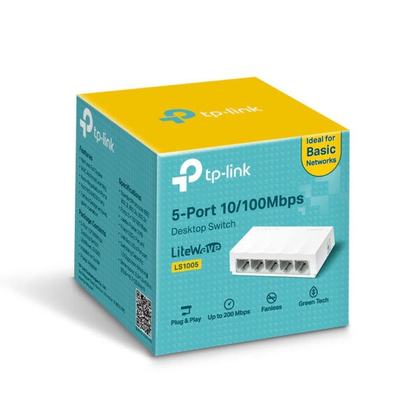 Switch LS1005 Tp-link De Escritorio 5 Puertos