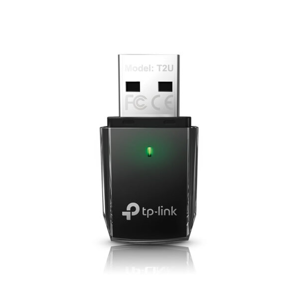 Adaptador inalámbrico tp-link Archer T2U USB de banda dual AC600