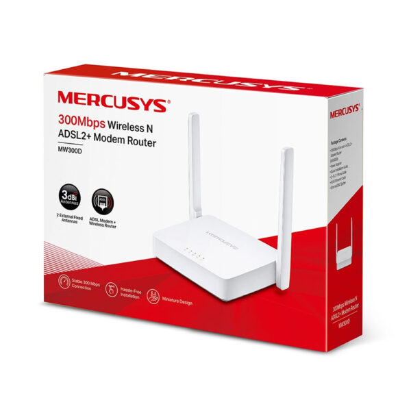 Modem Router MW300D ADSL2 - Mercusys