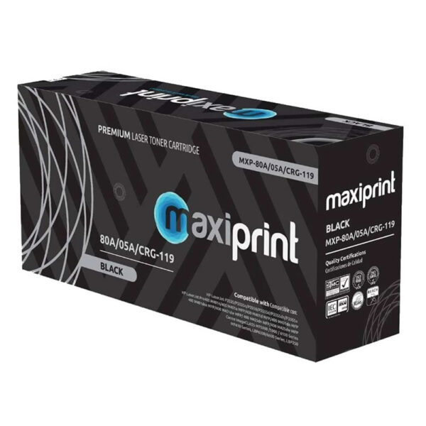 Toner Maxiprint Compatible HP 80A