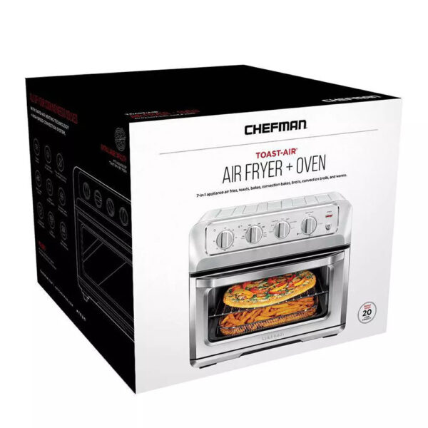 Air Fryer 20QT Air Fryer Toaster Oven - Chefman RJ50-SS-M20