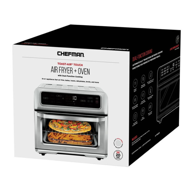 Air Fryer 20QT Air Fryer Toaster Oven - Chefman RJ50-SS-T