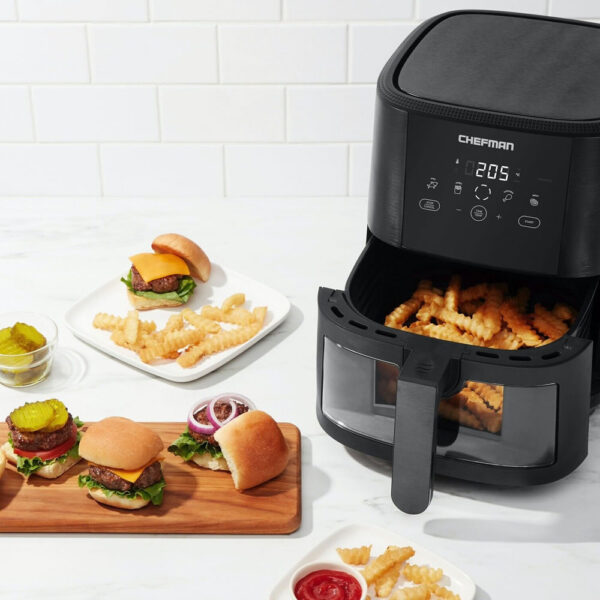 Air Fryer 8QT Turbofry - Chefman RJ38-SQPF-8TW