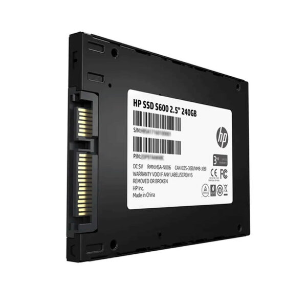 Disco HP SSD 240GB 2.5 SATA S600 4FZ33AA