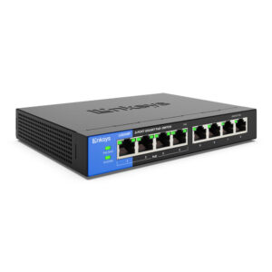 Switch Linksys 8 puertos Gigabit PoE LGS108P