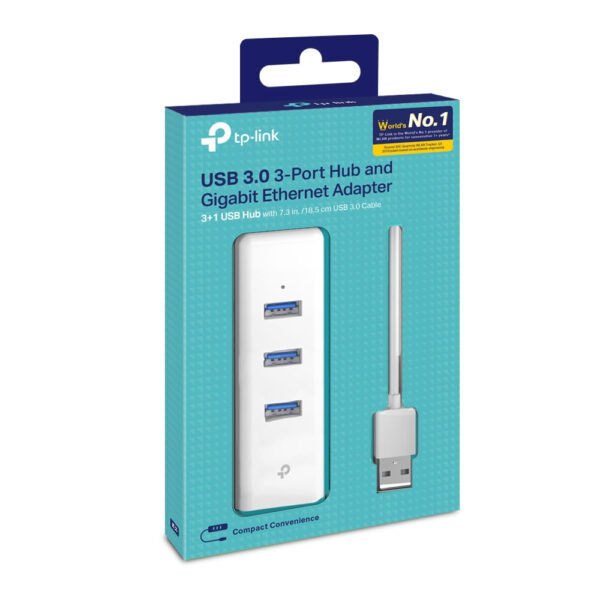 Tp-Link UE330 Adaptador USB a Ethernet Gigabit + Hub