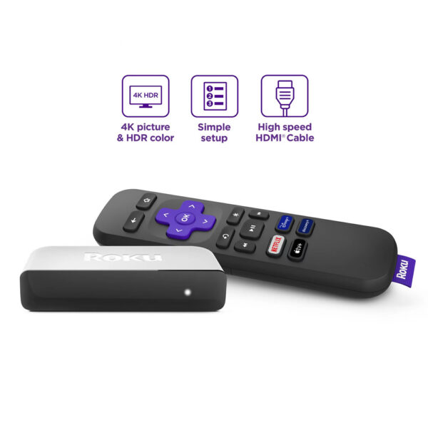 Roku Premiere 4K HDR Streaming Media Player